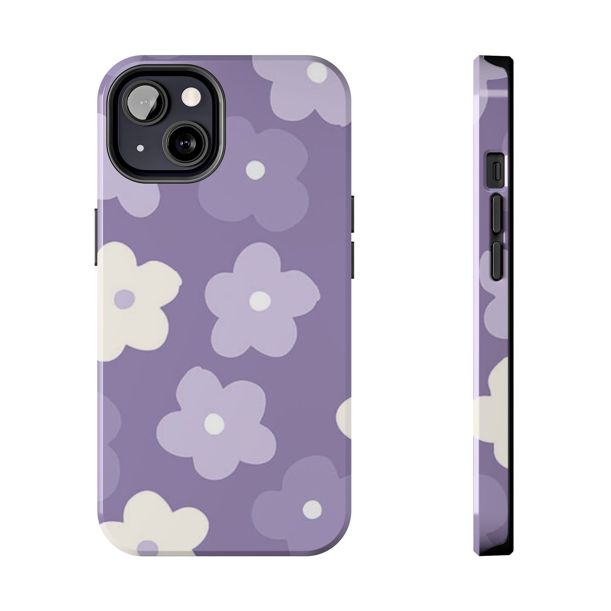 Pastel Purple Flowers Phone Case (Apple & Android)