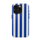 Blue & White Stripes Phone Case (Apple & Android)