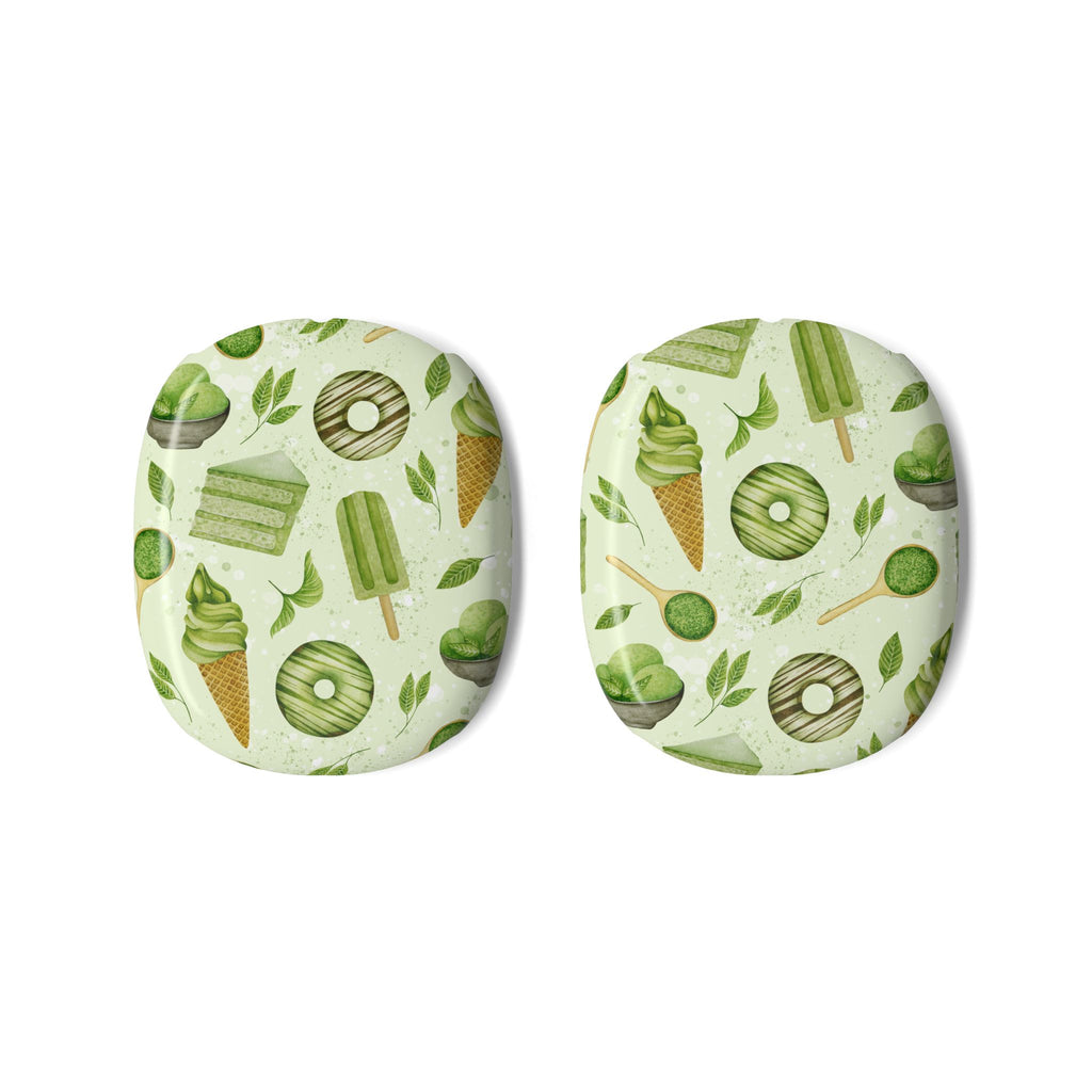 Whimsical Matcha Ice Cream AirPods Max Shell Case