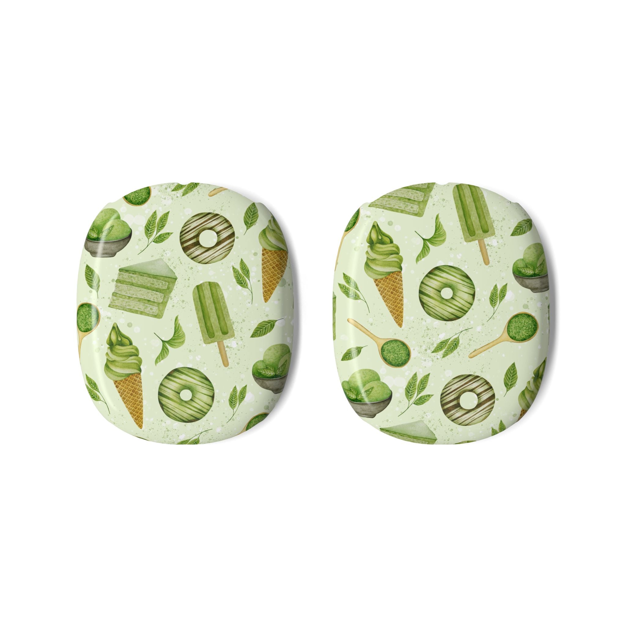 Whimsical Matcha Ice Cream AirPods Max Shell Case