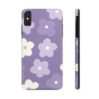 Pastel Purple Flowers Phone Case (Apple & Android)