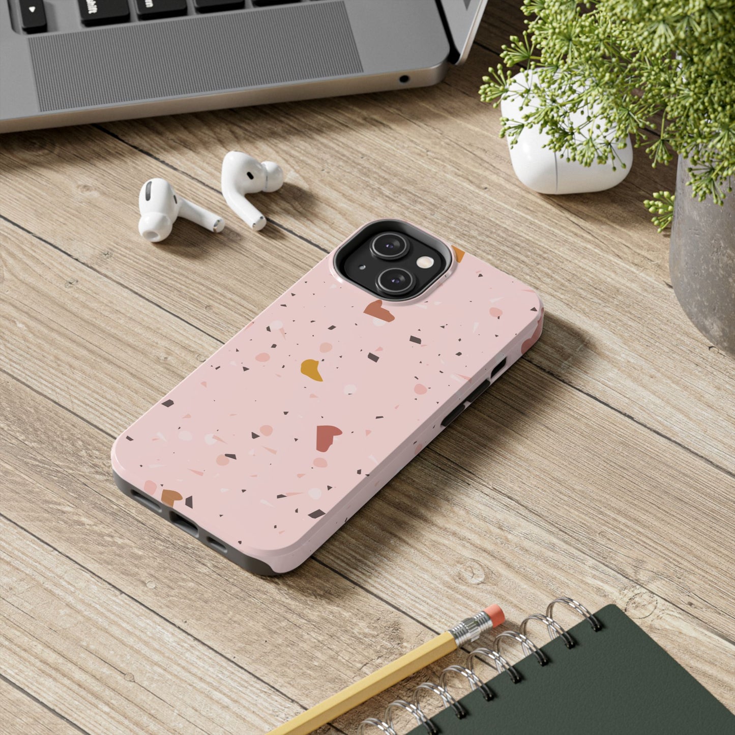 Pink Terrazzo Phone Case