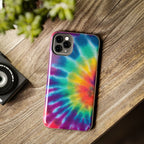 Groovy Tie Dye Phone Case (Apple & Android) - Pink Sweetheart