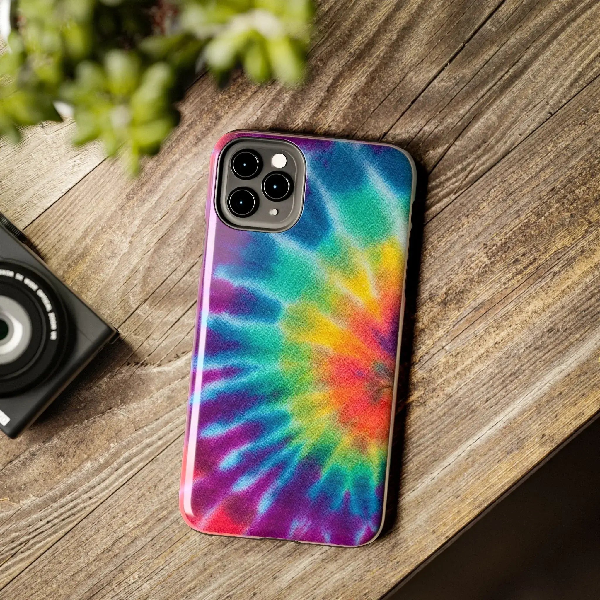 Groovy Tie Dye Phone Case (Apple & Android) - Pink Sweetheart