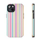 Pastel Candy Stripes Phone Cases (Apple & Android)