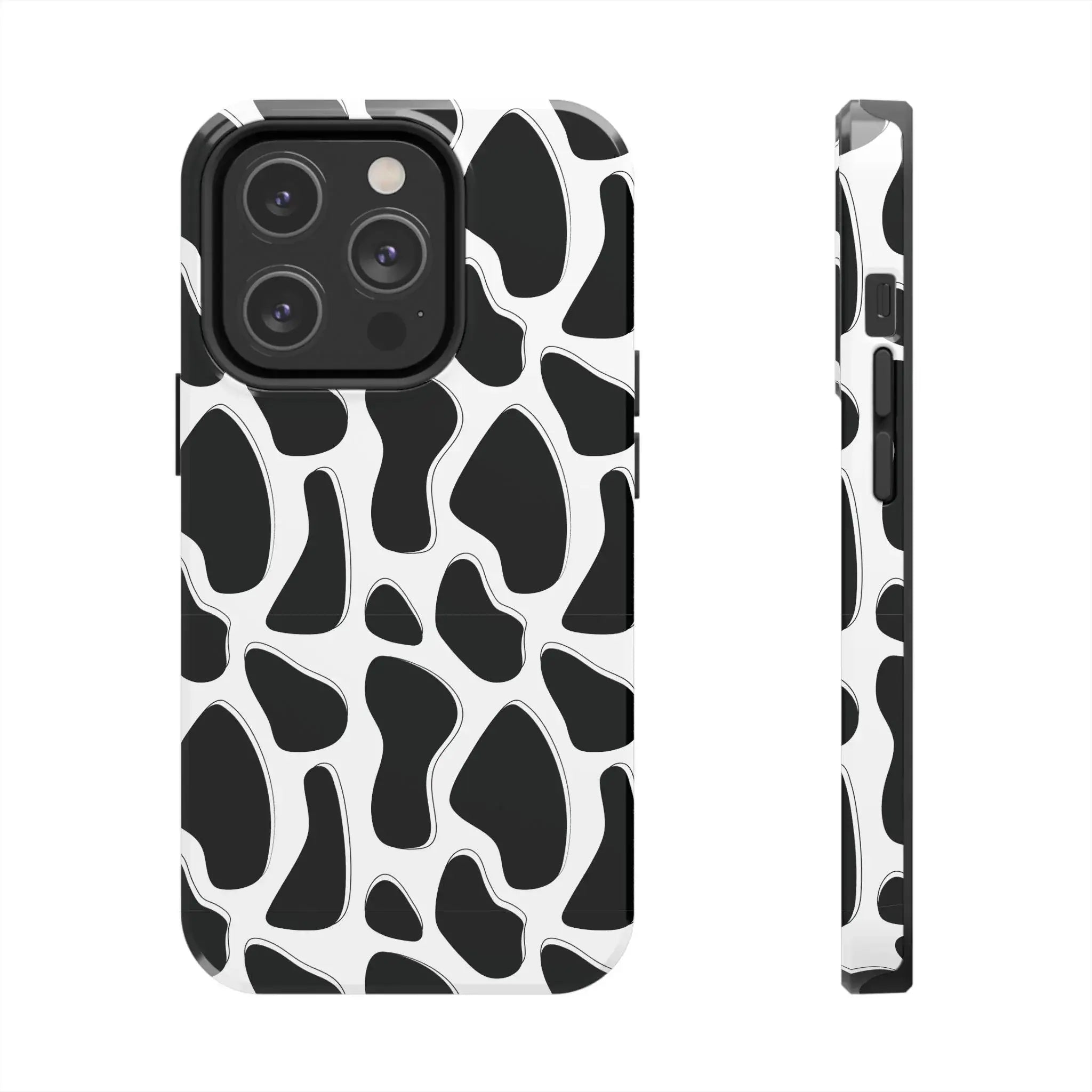 Spotted Animal Print Phone Case (Apple & Android) - Pink Sweetheart