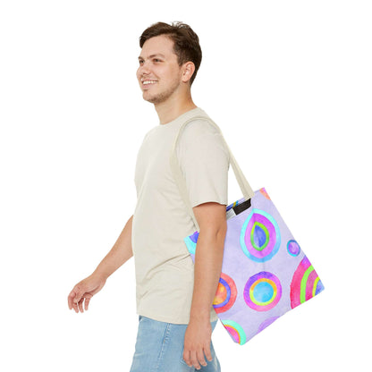 Abstract Painted Circles Tote Bag