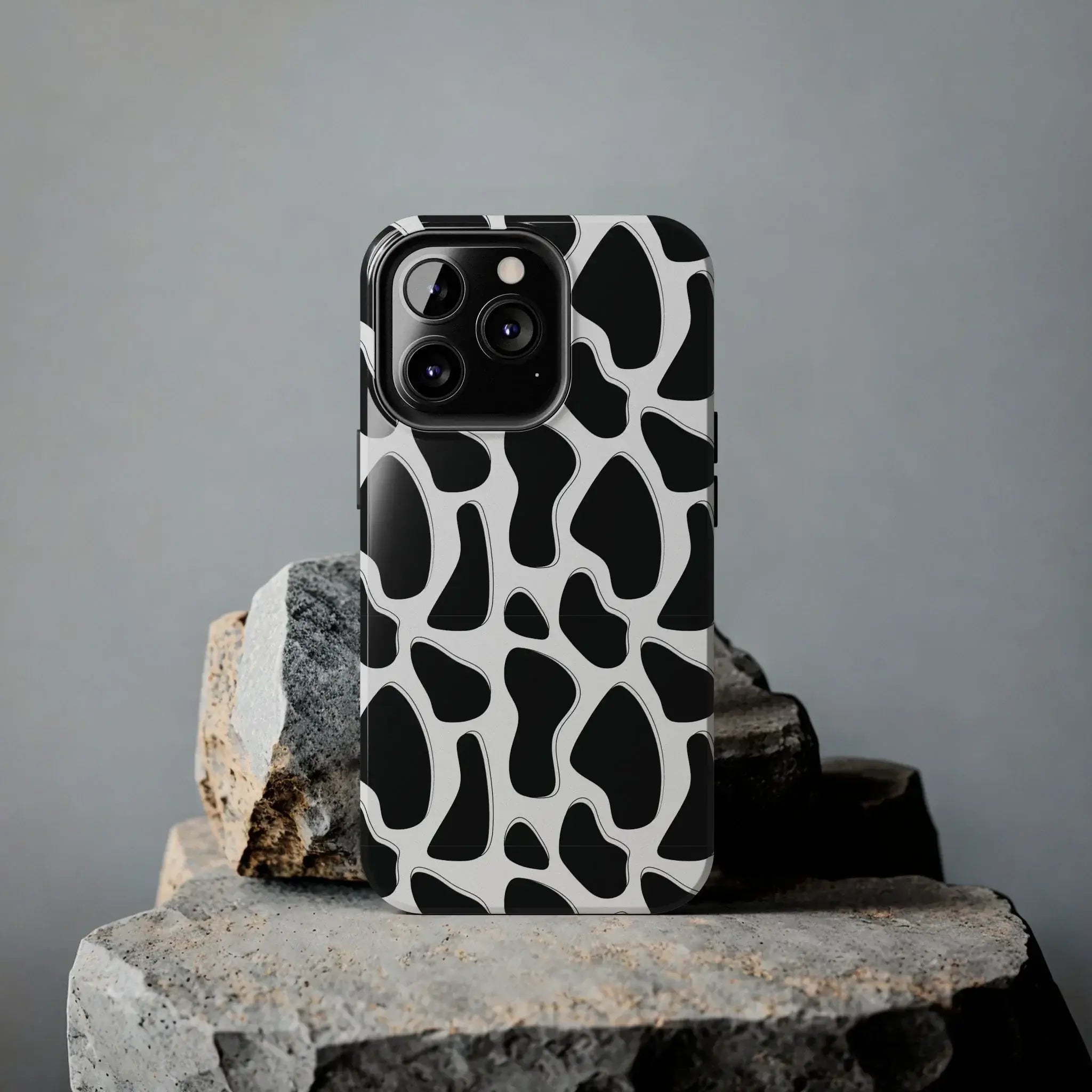 Spotted Animal Print Phone Case (Apple & Android) - Pink Sweetheart