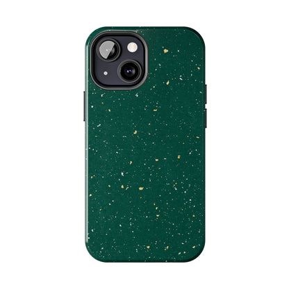 Emerald Gold Flecked Phone Case