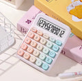 Marshmallow Pastel Gradient Chunky Calculator - Pink Sweetheart