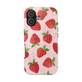 Cute Strawberries Phone Case (Apple & Android) - Pink Sweetheart