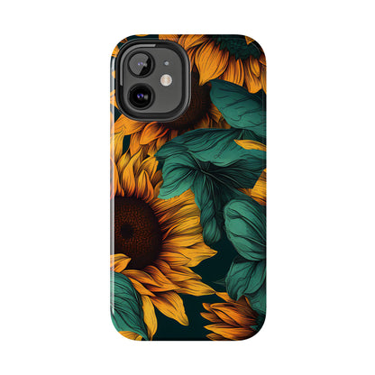 Dark Sunflower Phone Case