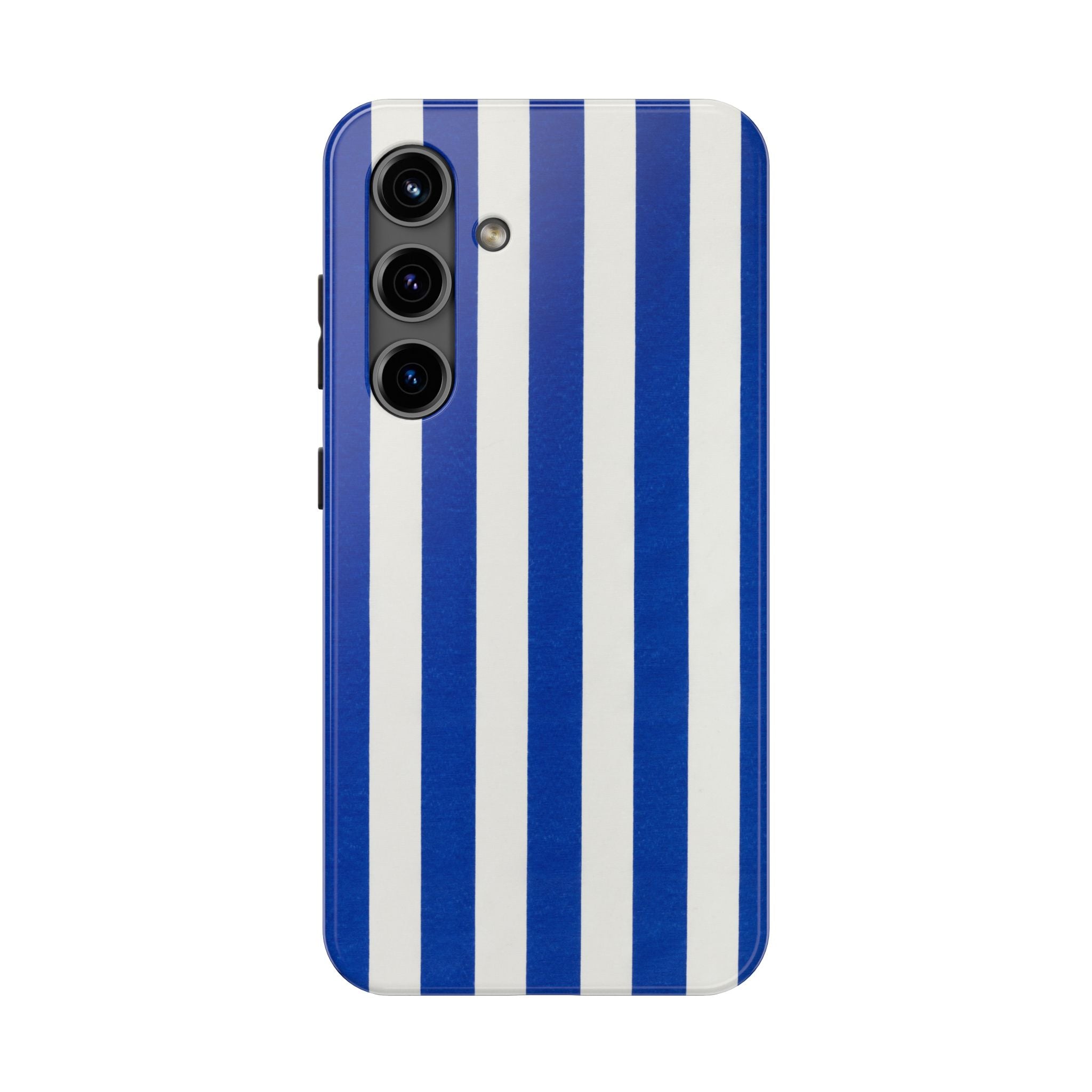 Blue & White Stripes Phone Case (Apple & Android)