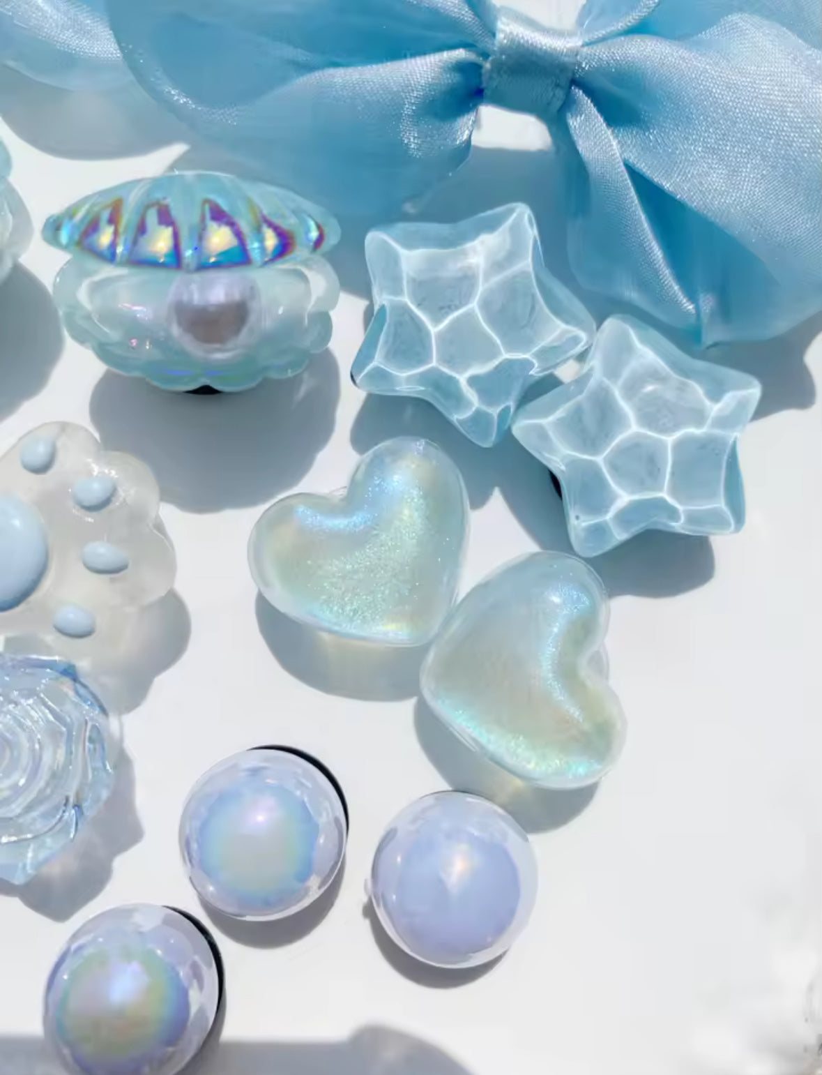 Blue Ocean Stardust Clog Charms Set