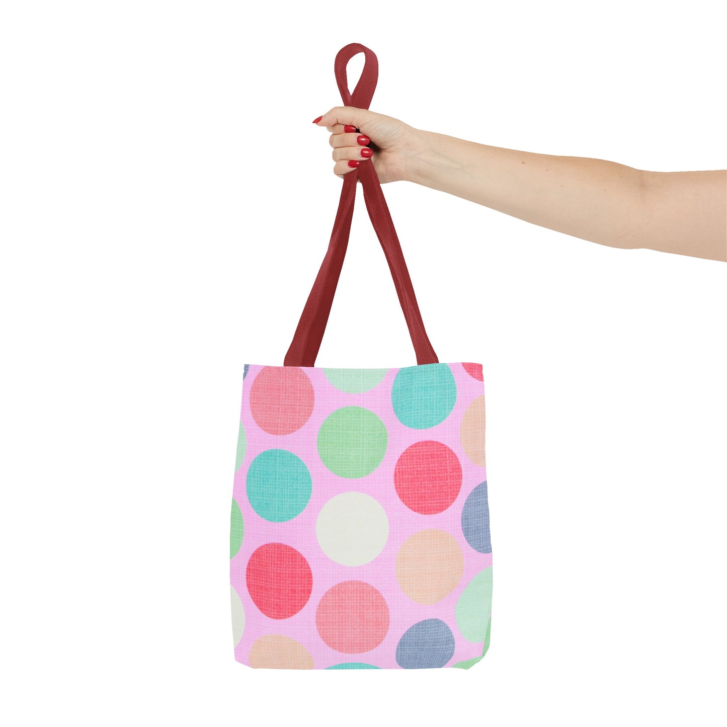 Sweet Candy Polka Dots Tote Bag