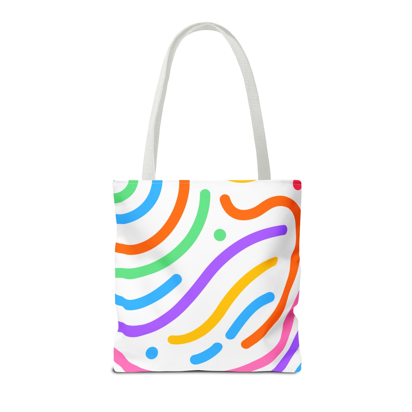 Colorful Doodle Swirl Tote Bag