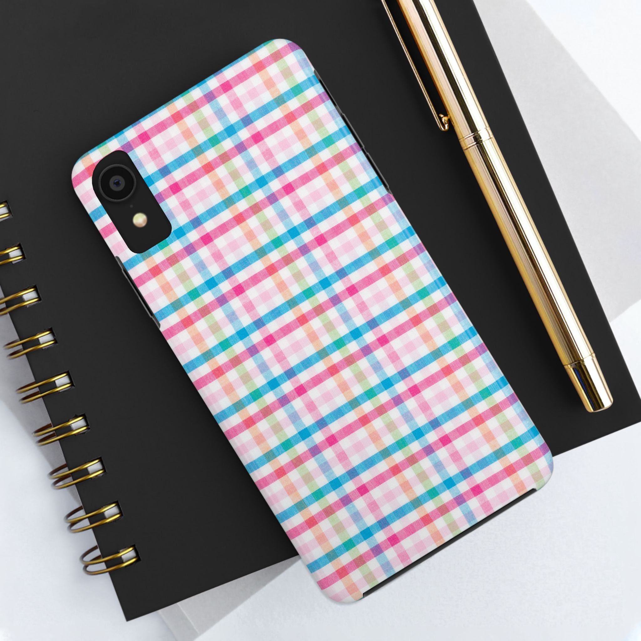 Checked Pattern Phone Case (Apple & Android)