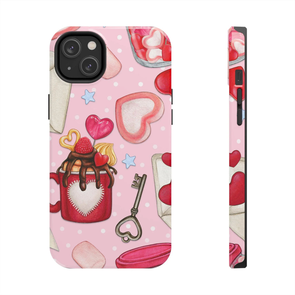Goodies for My Sweetheart Phone Case (Apple & Android) - Pink Sweetheart