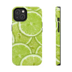 Green Citrus Lime Phone Case (Apple & Android) - Pink Sweetheart