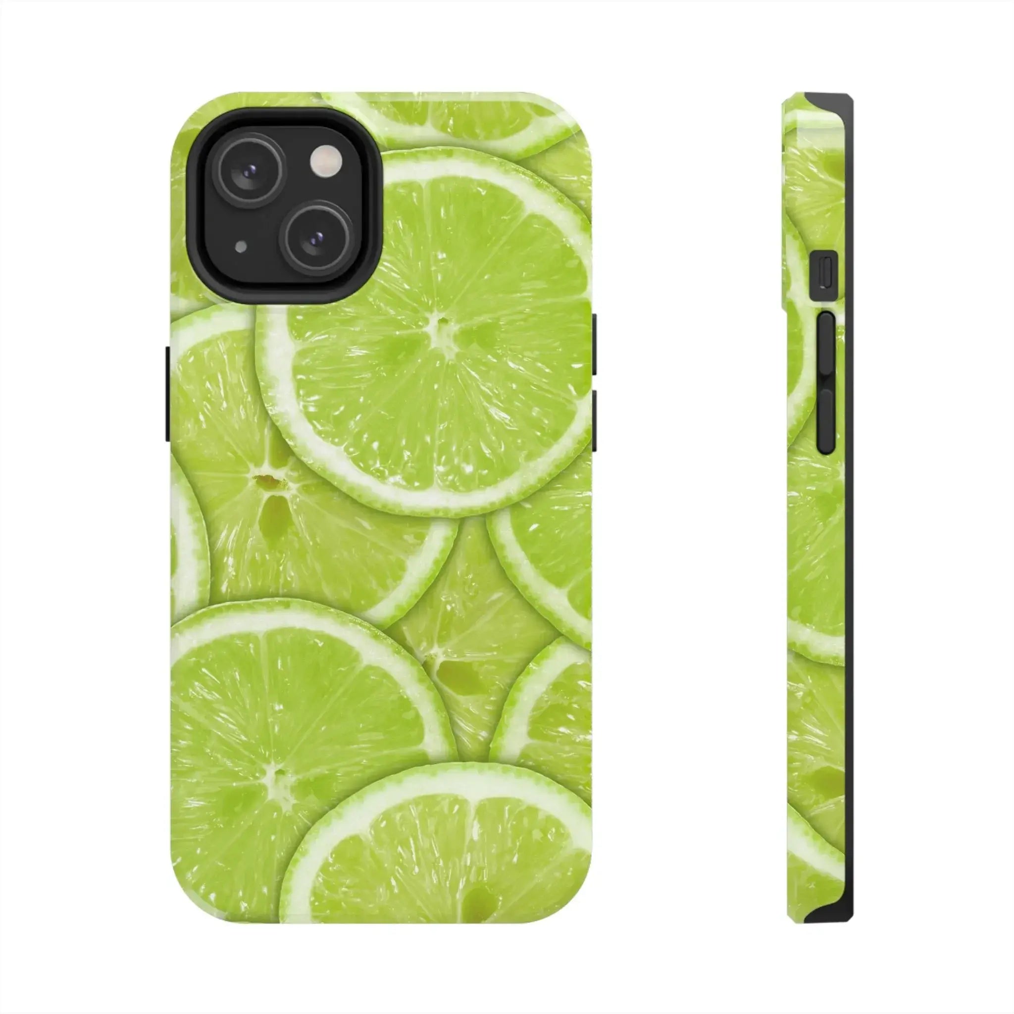 Green Citrus Lime Phone Case (Apple & Android) - Pink Sweetheart