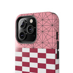 Geometric Kimono Tough Phone Case (Apple & Android) - Pink Sweetheart