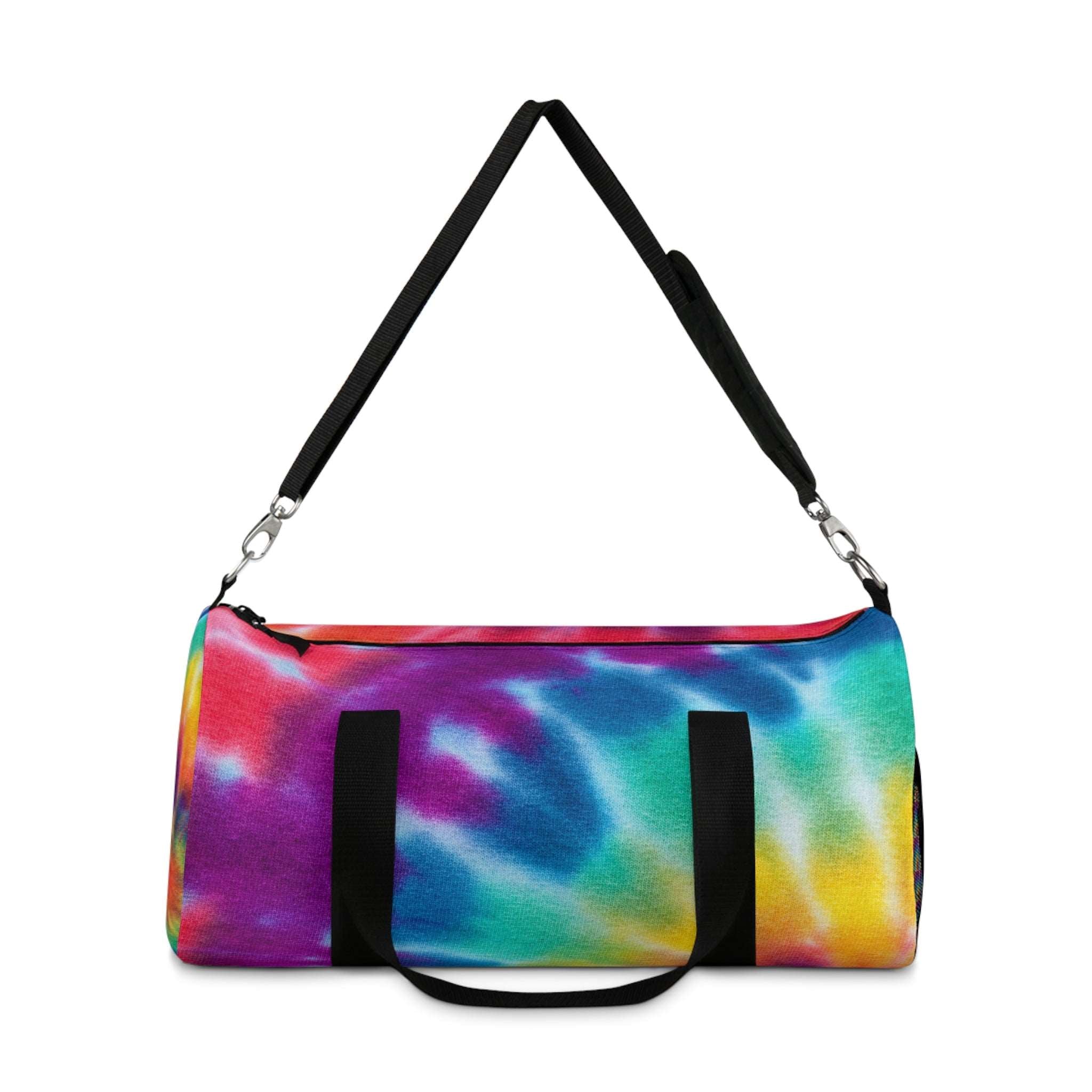 Colorful Tie-Dye Duffel Bag