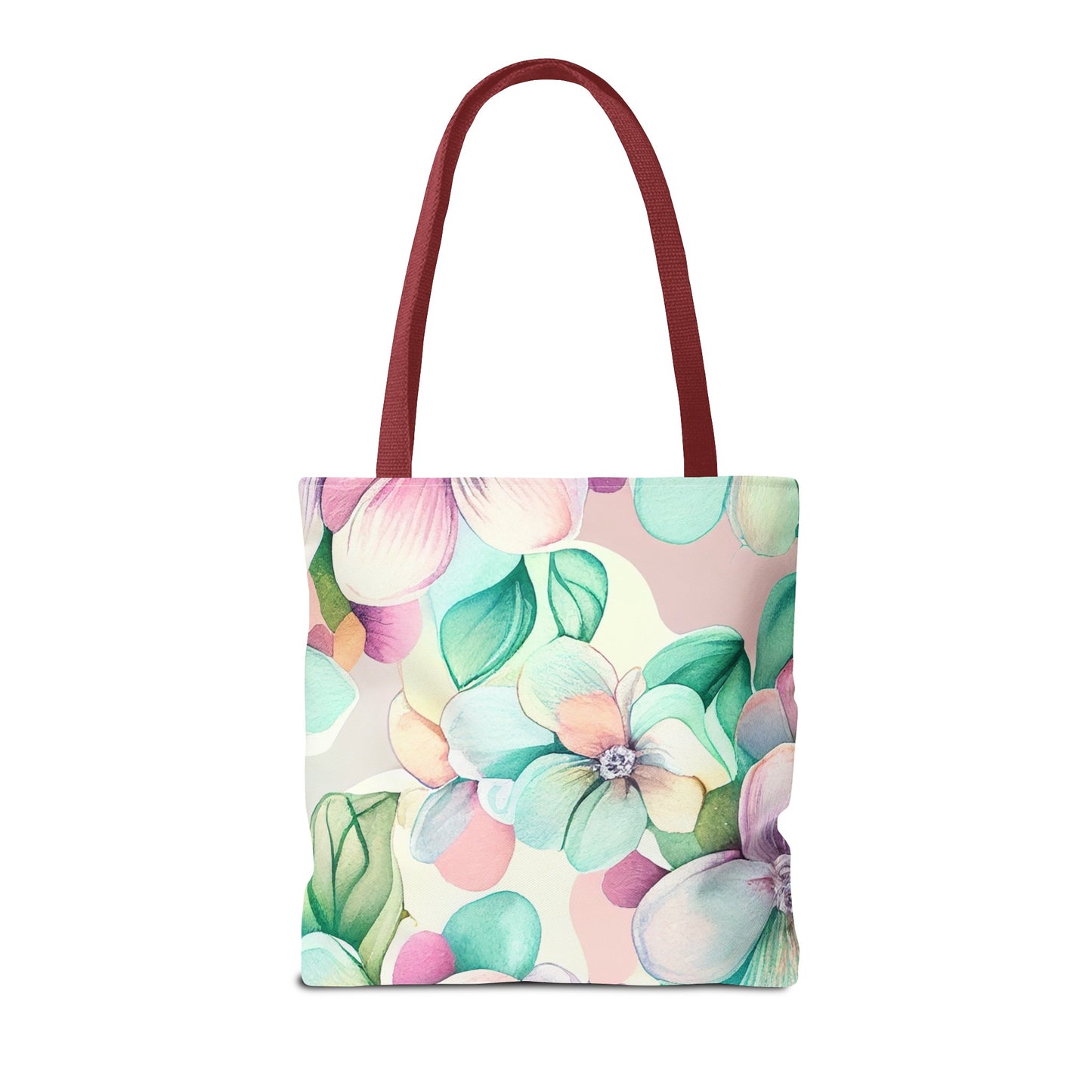 Lush Pastel Florals Tote Bag