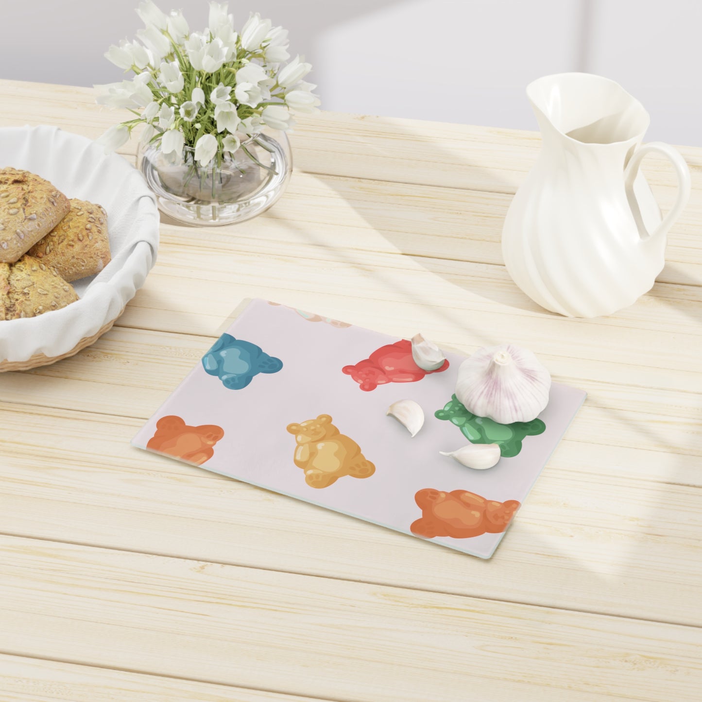 Gummy Bear Glass Cutting Board