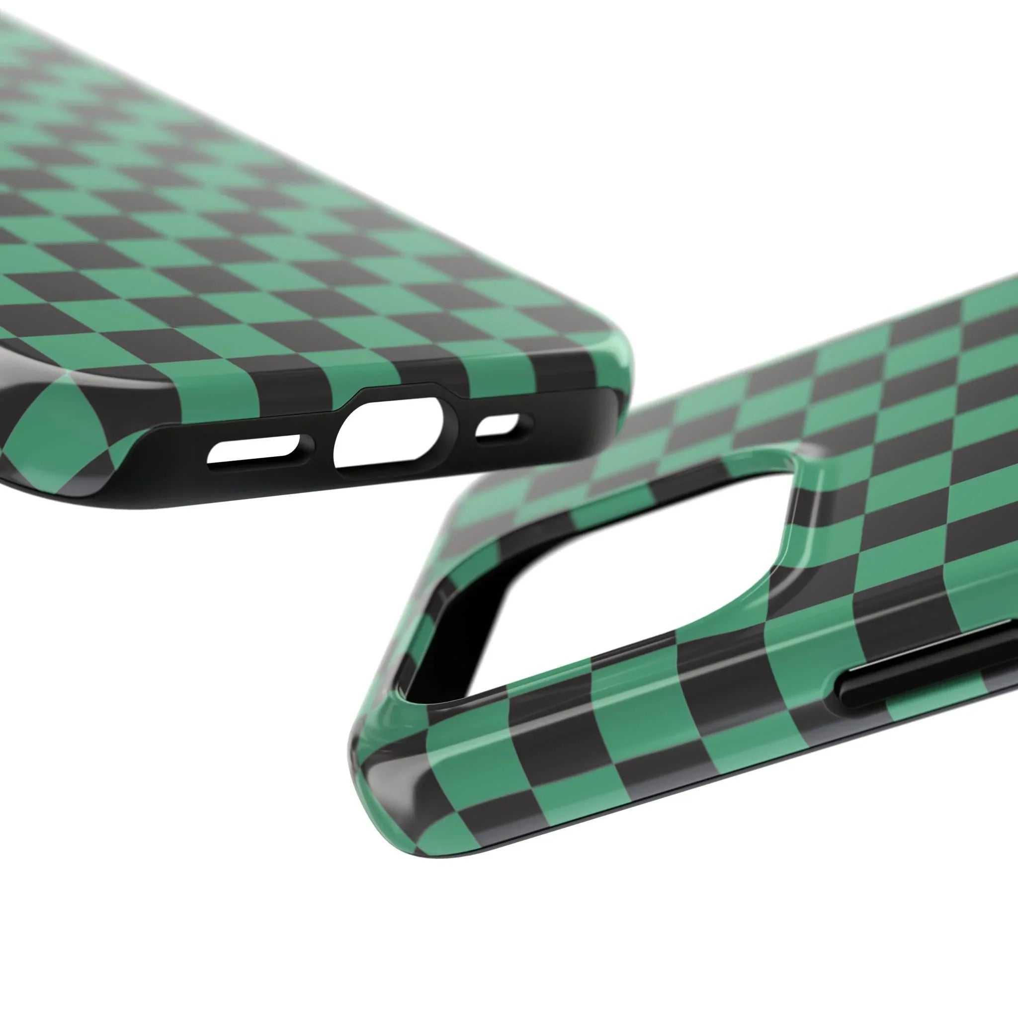 Checkered Kimono Tough Phone Case (Apple & Android) - Pink Sweetheart