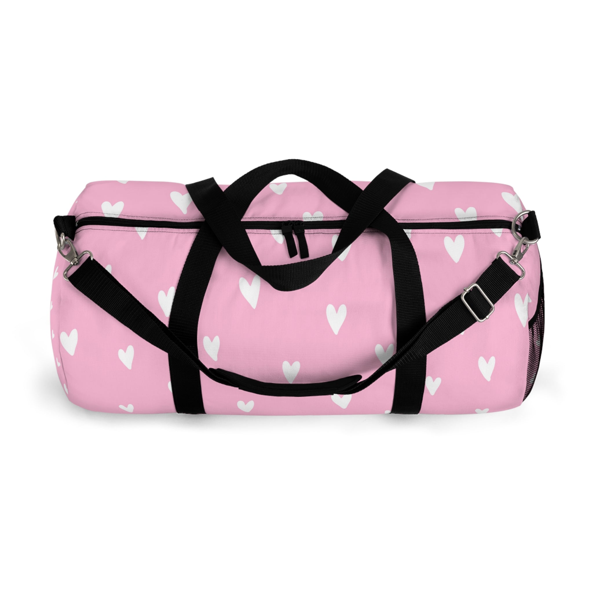 Full of Hearts Pink Duffel Bag