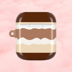 Layered Tiramisu Desert AirPod Case