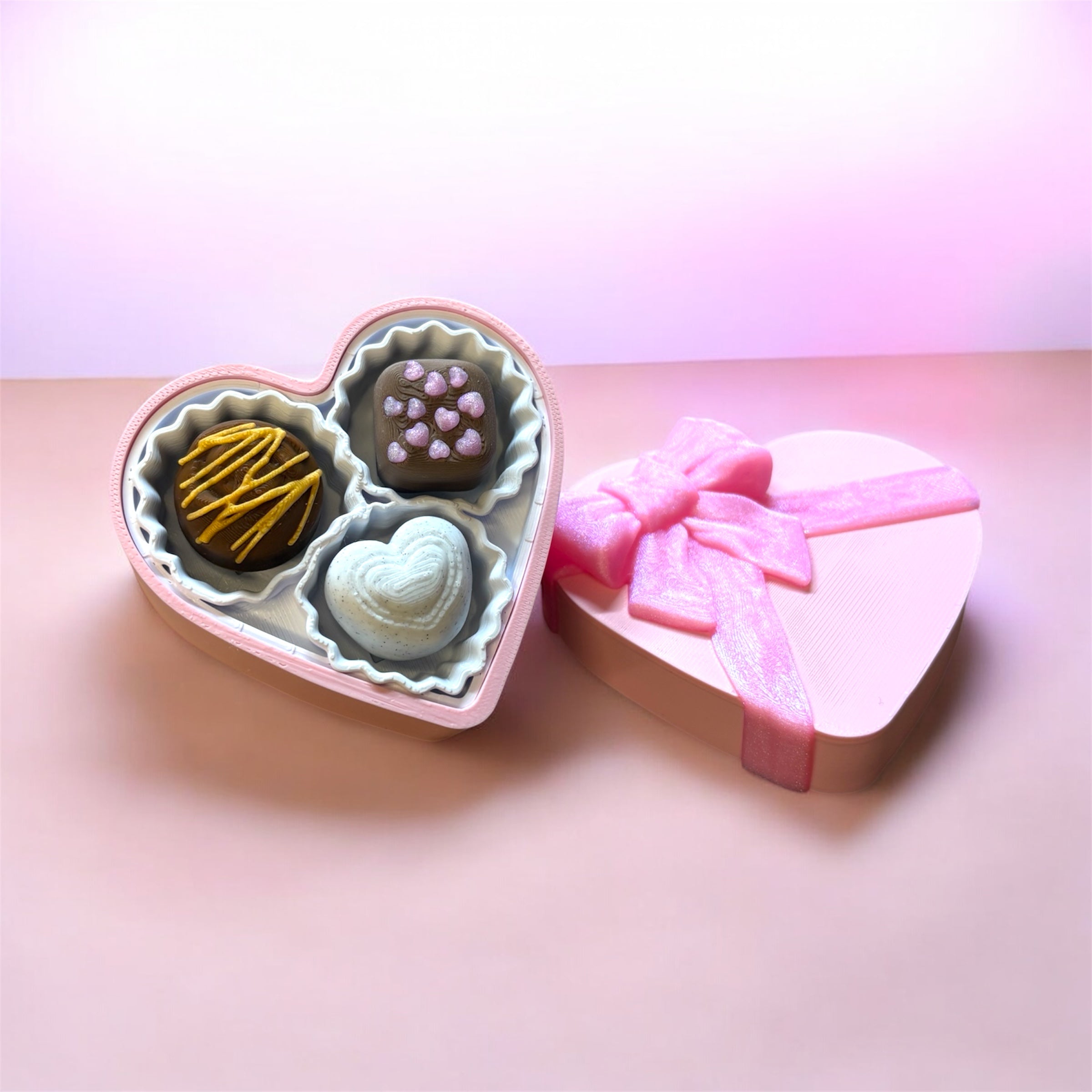 Pink Box of Chocolates Clicker Fidget