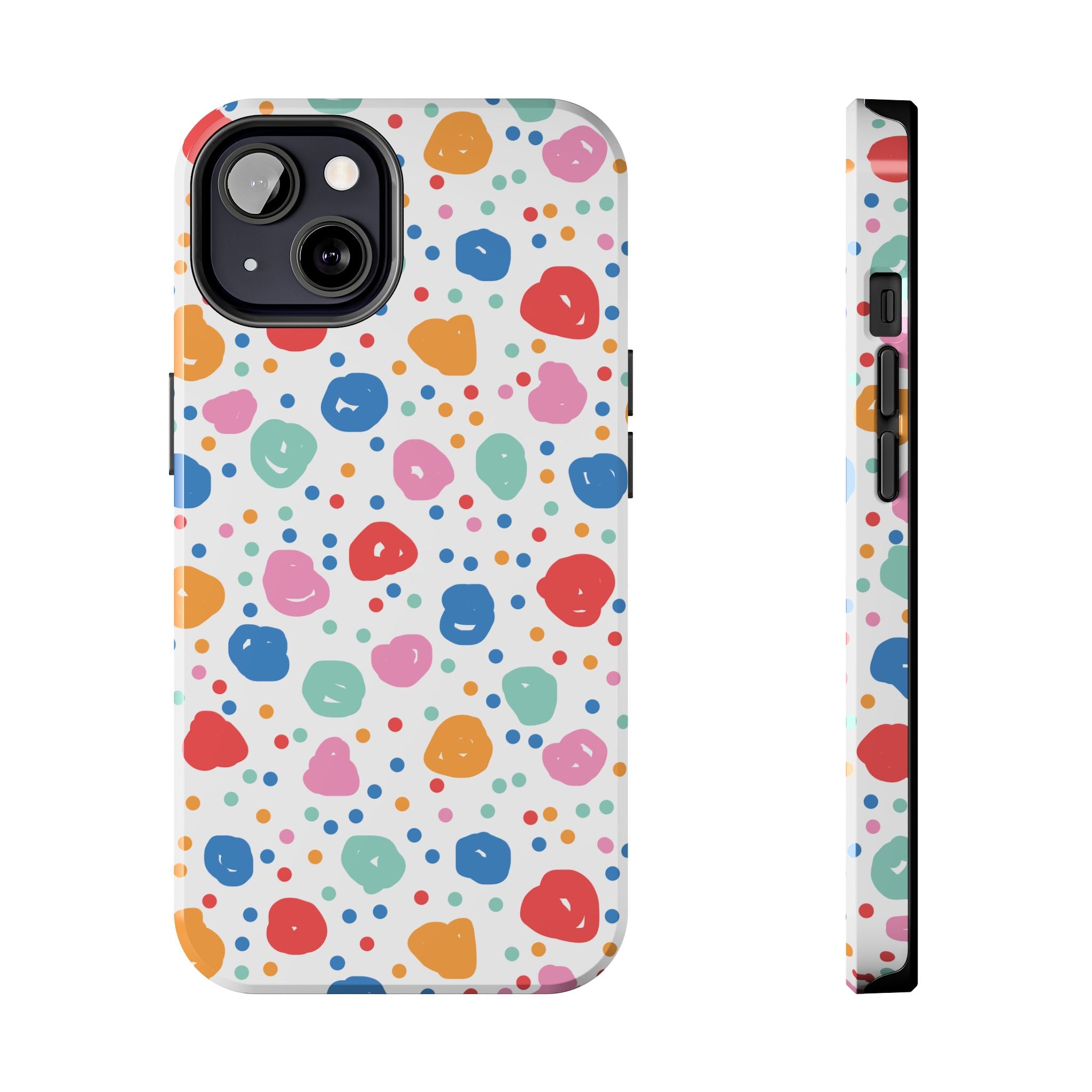Seamless Hand Drawn Polka Phone Case (Apple & Android)