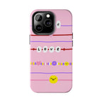 Bestie Bracelets Phone Case (Apple & Android) - Pink Sweetheart