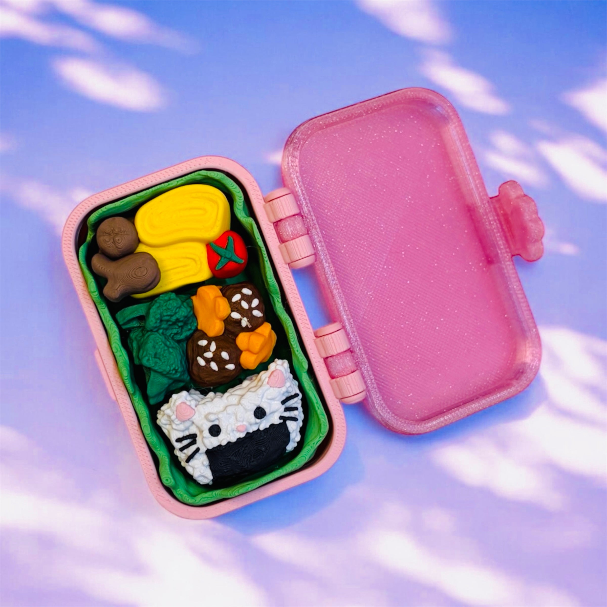 Pink Bento Lunch Box Clicker Fidget