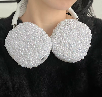 White Pearl AirPods Max Headphone Case Covers