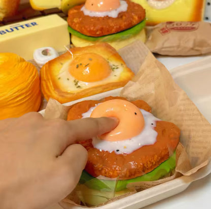 Stacked Burger Sandwich Squishy