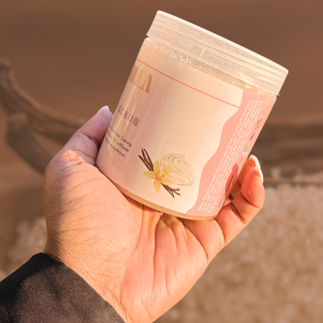 Cozy Vanilla Cream Slushie Sugar Scrub