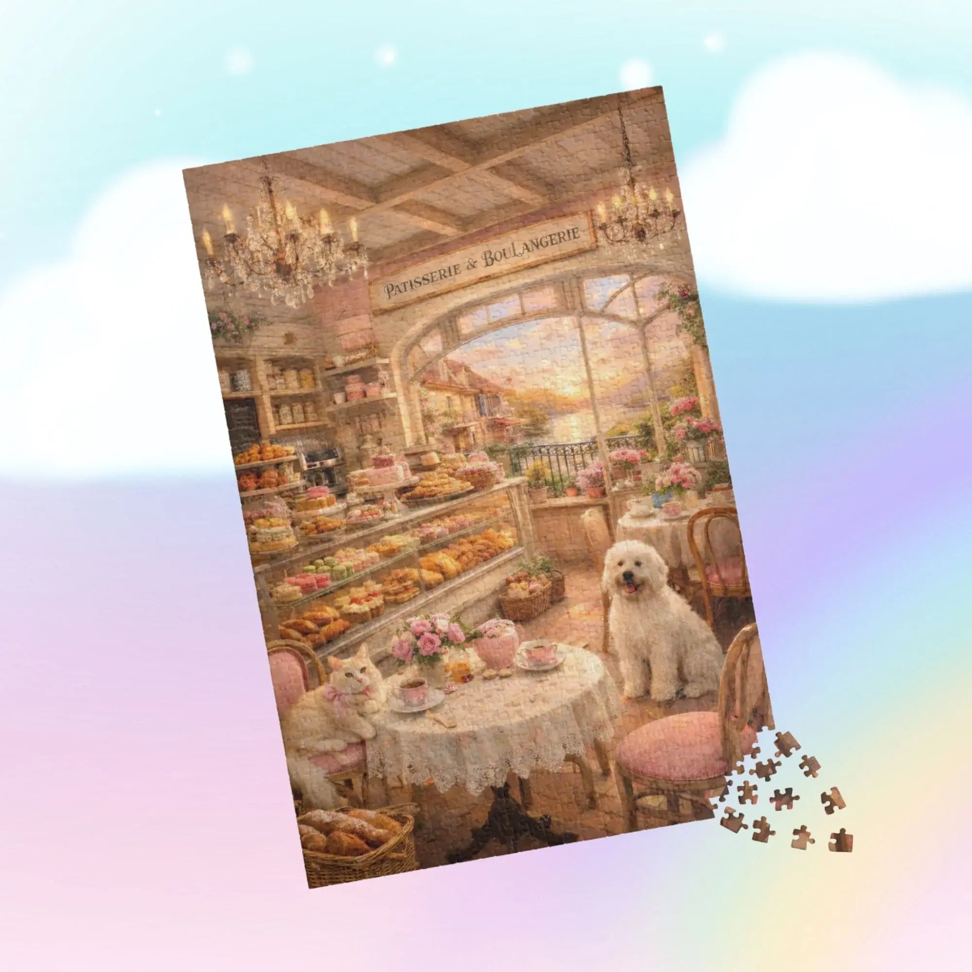 Cozy French Bakery Puzzle - 1014pcs - Pink Sweetheart