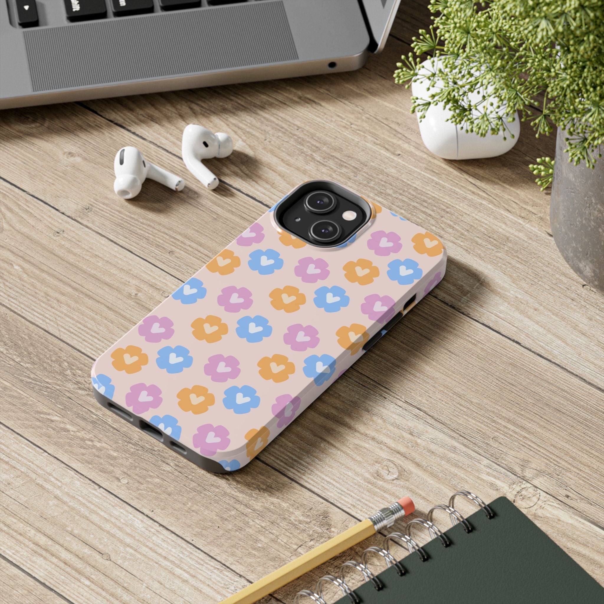 Lovely Pastel Flowers Phone (Apple & Android)