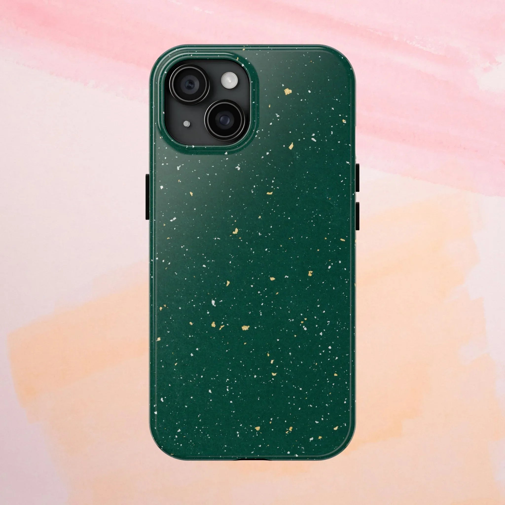 Emerald Gold Flecked Phone Case (Apple & Android) - Pink Sweetheart