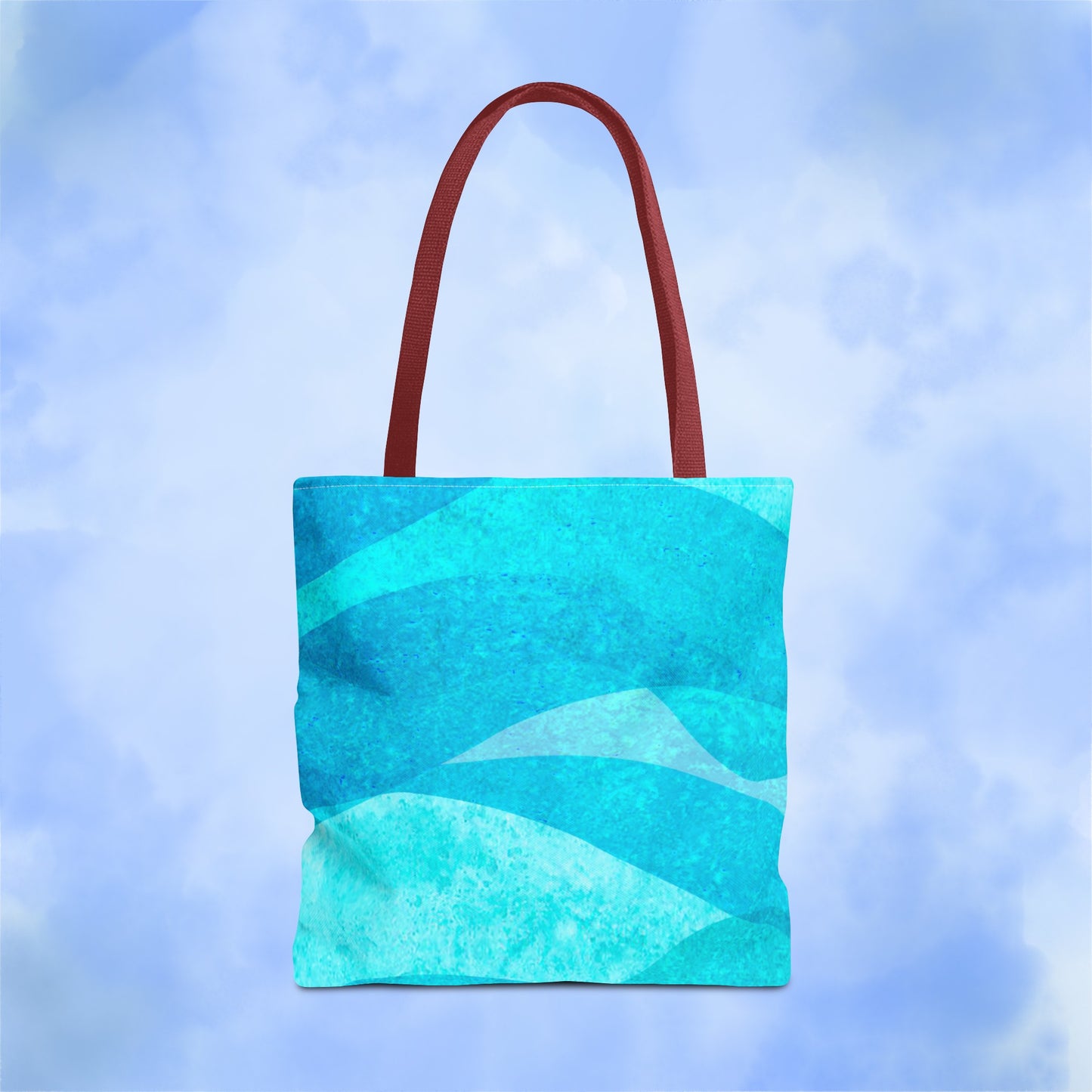 Blue Waves Tote Bag