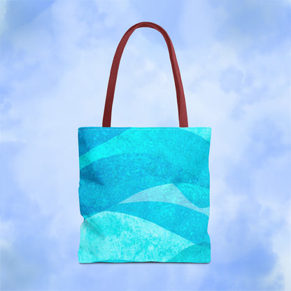 Blue Waves Tote Bag