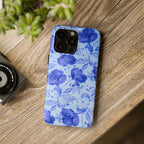Blue Floral Pattern Phone Case (Apple & Android)