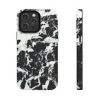 Black & White Shattered Phone Case (Apple & Android) - Pink Sweetheart