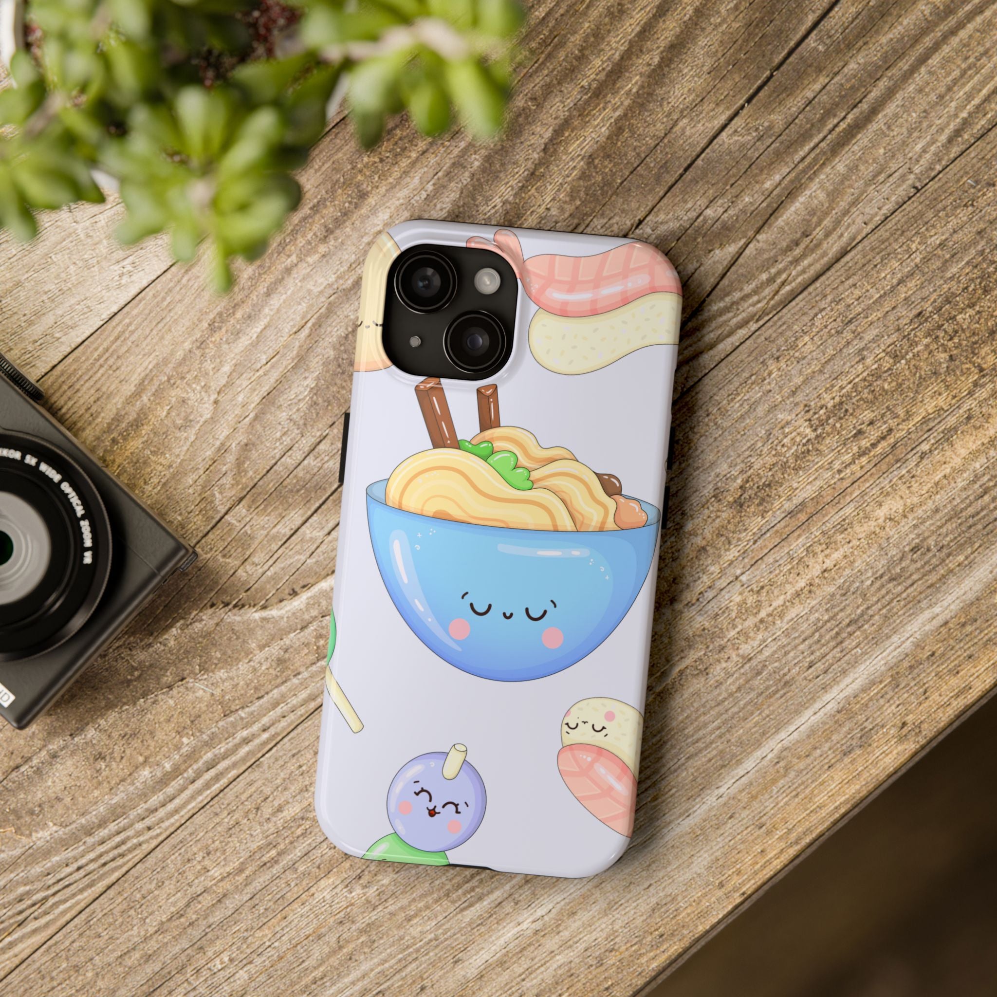 Kawaii Anime Snacks Phone Case (Apple & Android)