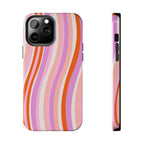 Wave Nostalgia Phone Case (Apple & Android) - Pink Sweetheart