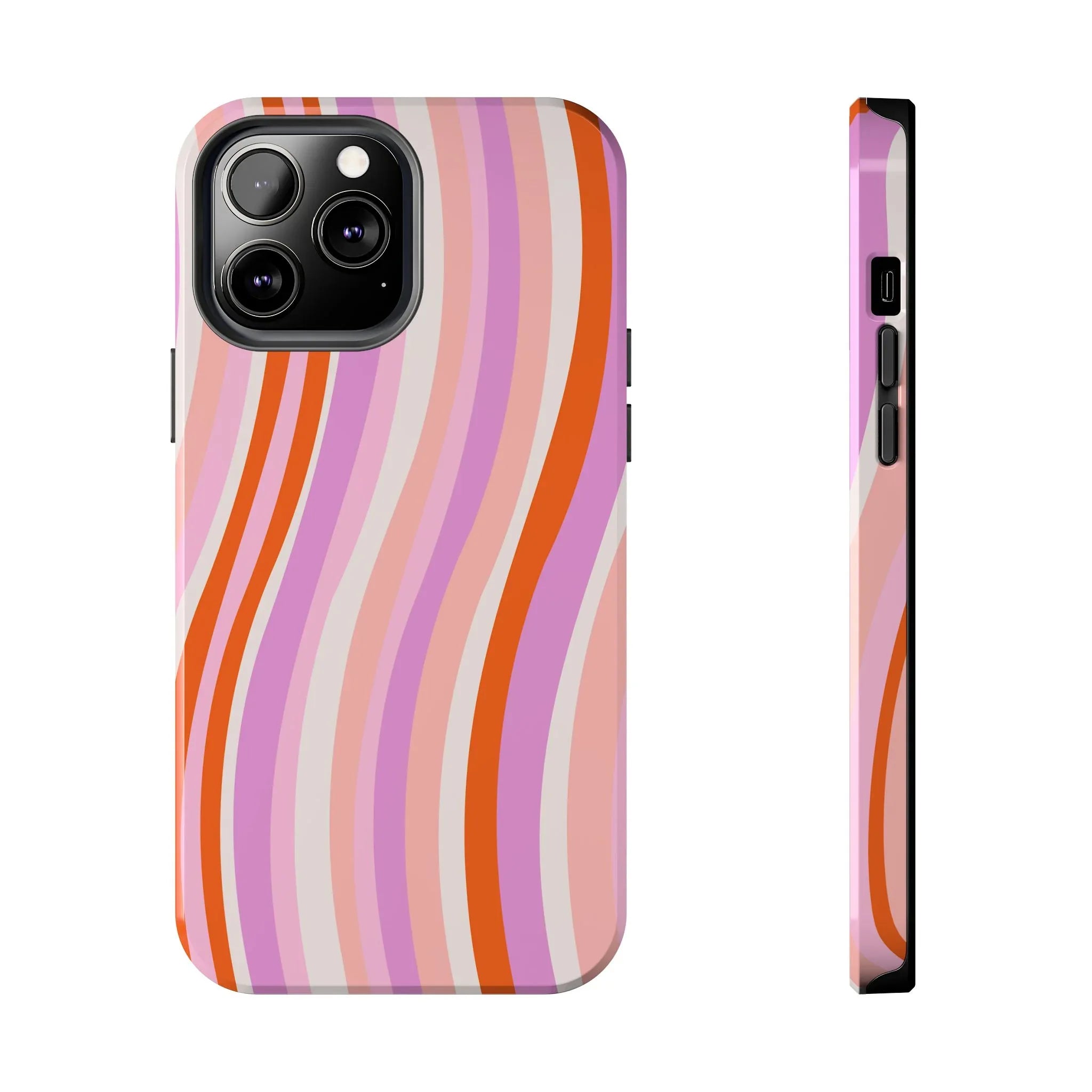 Wave Nostalgia Phone Case (Apple & Android) - Pink Sweetheart