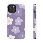 Pastel Purple Flowers Phone Case (Apple & Android)