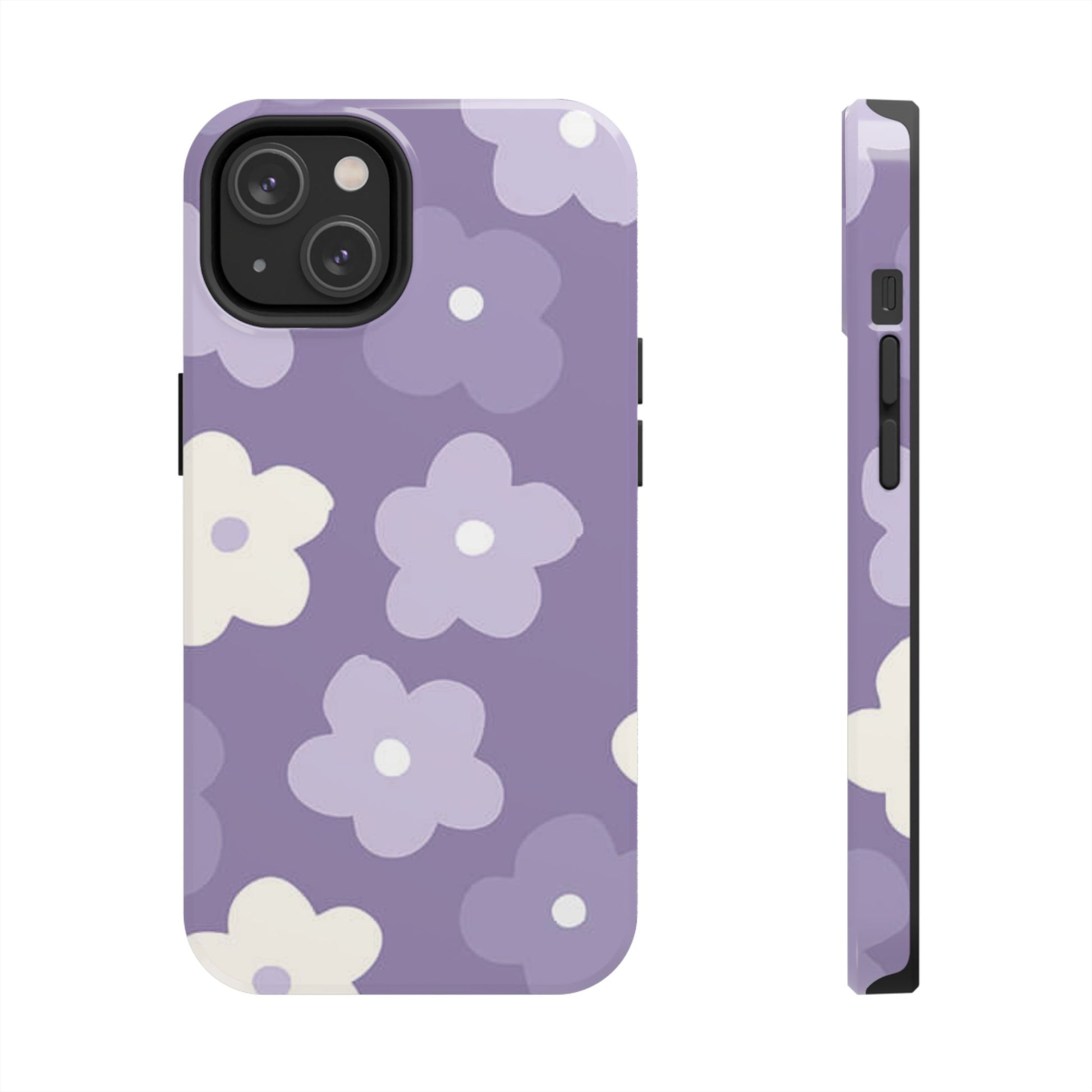Pastel Purple Flowers Phone Case (Apple & Android)